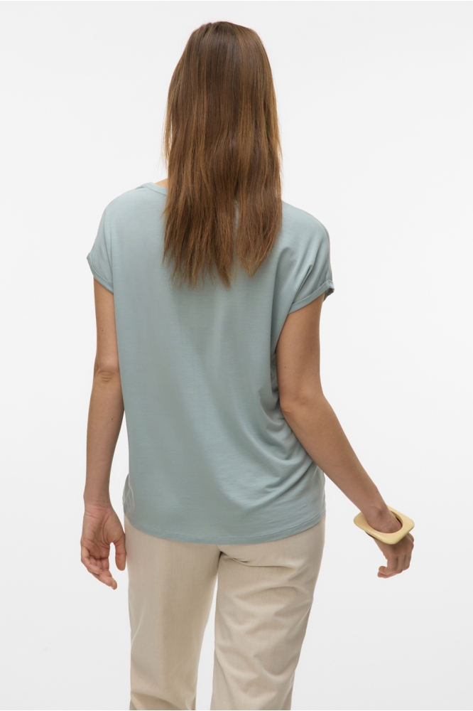 VMAVA PLAIN SS TOP GA JRS NOOS 10284468 GRAY MIST